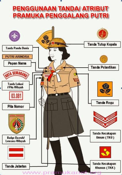 Arti Makna Bentuk dan Tata Letak lambang WOSM Pandu 