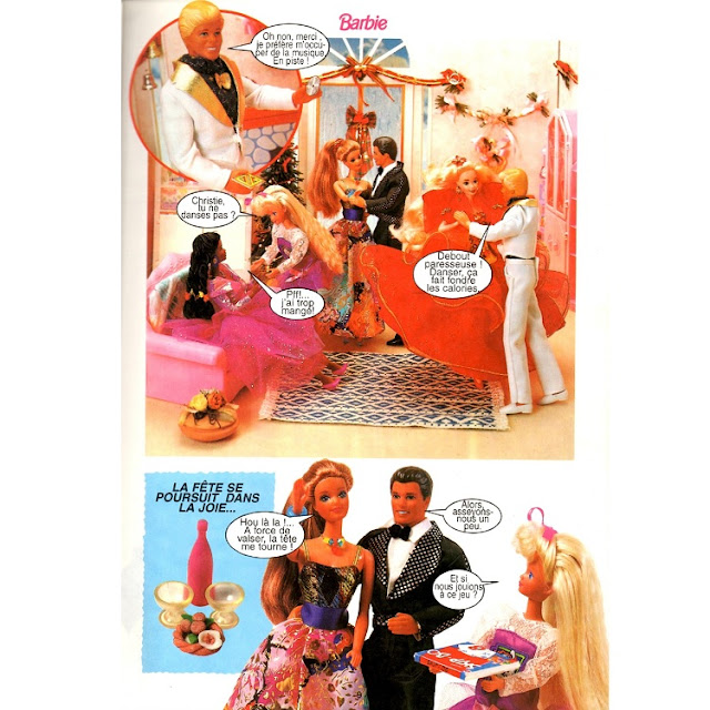 Barbie fête Noël, page six.