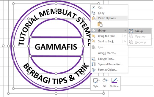 Cara Buat Stempel Otomatis Di Microsoft Excel