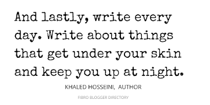 Khaled Hosseini quote about writing