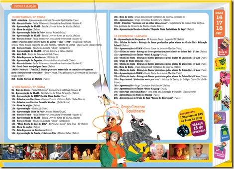 FOLDER ABERTO 2ª FEIRA DO LIVRO