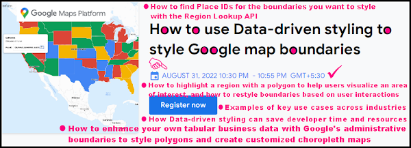 Google Map Data Drive Webinar