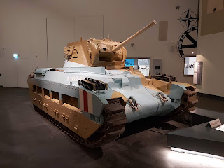 A British Matilda tank