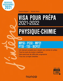 Physique-Chimie - Visa pour la prépa 2021 - 2022 - MPSI - PCSI - MP2I - PTSI - TSI-BCPST
