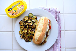 Instant Pot Philly Cheesesteak With Baked Zucchini Chips