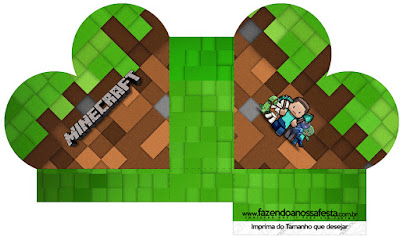 Minecraft: Cajas para Imprimir Gratis.