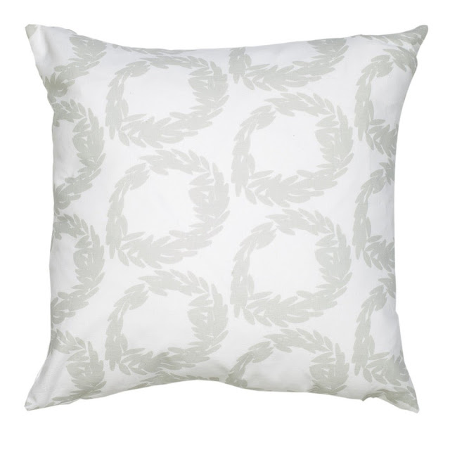 COCOCOZY Decorative Pillow in Rive in Mist Gray