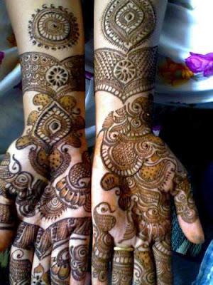 Bridal mehandi designs for wedding