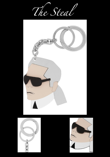 The Steal Karl Lagerfeld key chain 80% off at Net-a-Porter.com