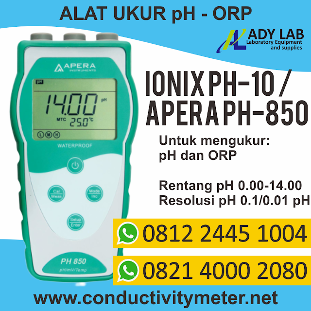 ph orp meter hanna hach lutron apera ionix by ady lab