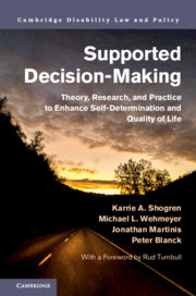 Supported Decision-Making book cover picture