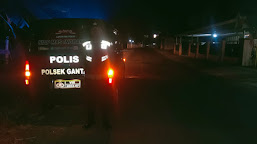 Patroli Malam Polsek Gantar Perketat Pengawasan Lokasi Rawan Kamtibmas