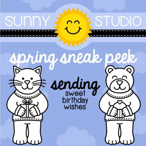 Sunny Studio Sending My Love Valentine's Day Stamp Set Sneak Peek