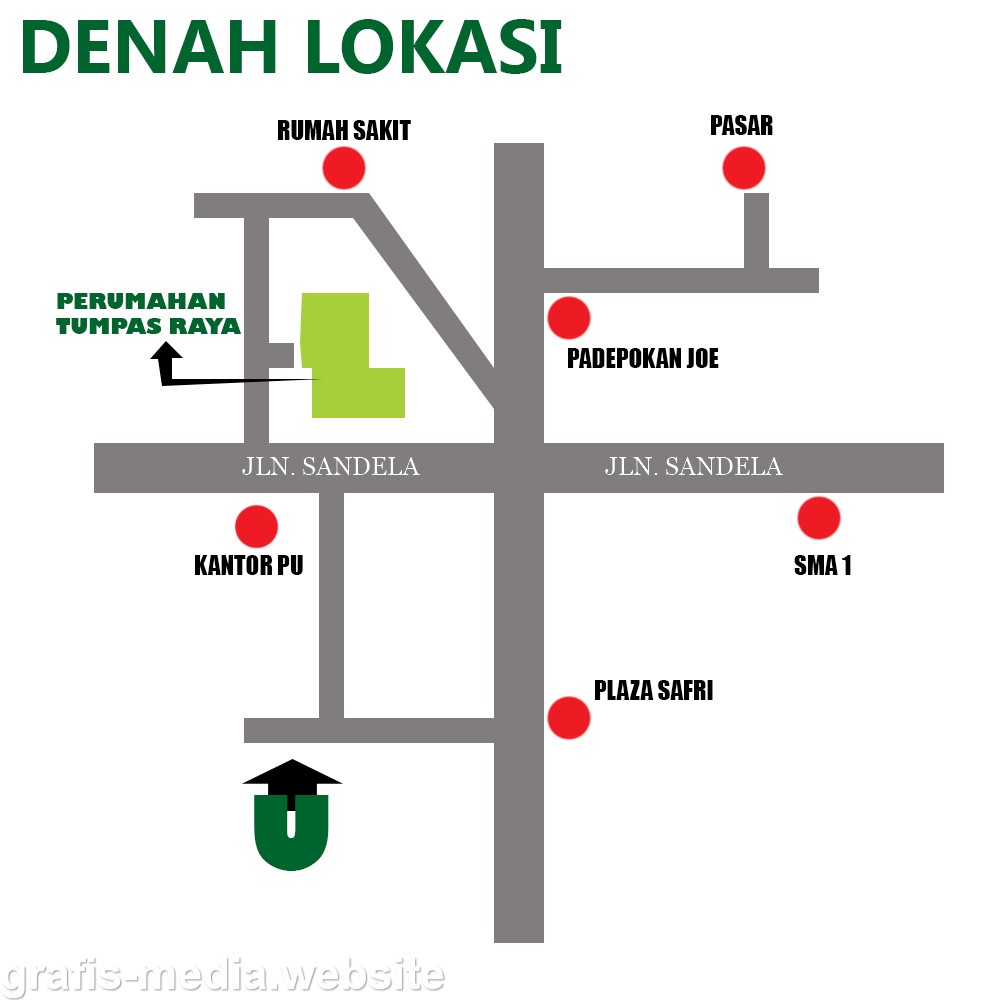 Top Denah Lokasi Dari Rumah Ke Sekolah Denarumah