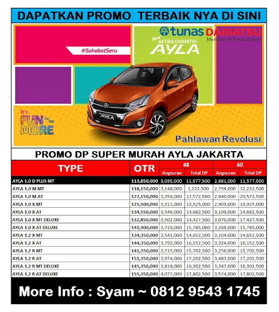  promo ayla dp super murah