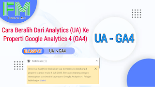 cara beralih dari Analytics (UA) Ke Properti Google Analytics 4 (GA4).