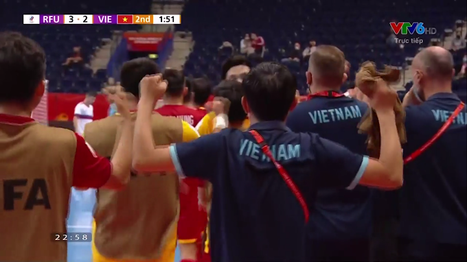 [Highlight] Việt Nam vs Nga - vòng 1/8 Futsal World Cup tối 22/9
