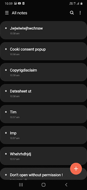 How to add password to your notes in samsung notes ? (with pictures) step by step