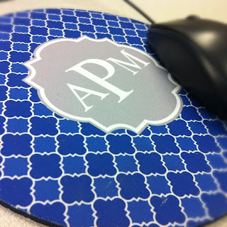 cubicle decor custom quatrefoil mouse pad