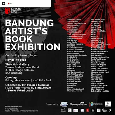 seniman yang pameran di invitation artist  Seniman yang pameran di Bandung Artist Book Exhibition 2022