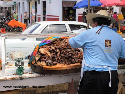 Carnitas, delicious pork, enjoy Mexican Food in Quiroga, Michoacan