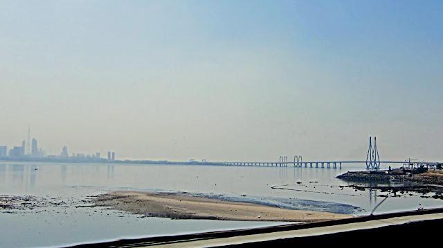 bandra- worli sea-link from a distance