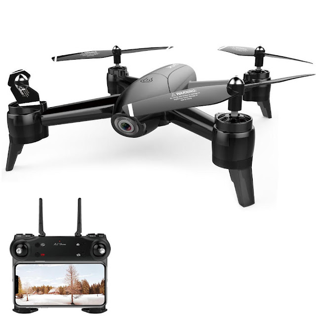 SG106 WiFi FPV With 1080P Wide Angle Camera Optical Flow Positioning RC Drone Quadcopter RTF