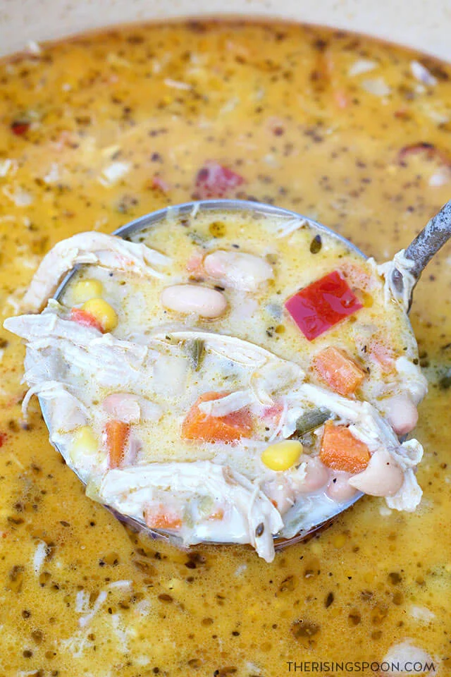 Creamy White Chicken Chili (Easy Homemade Comfort Food Recipe)