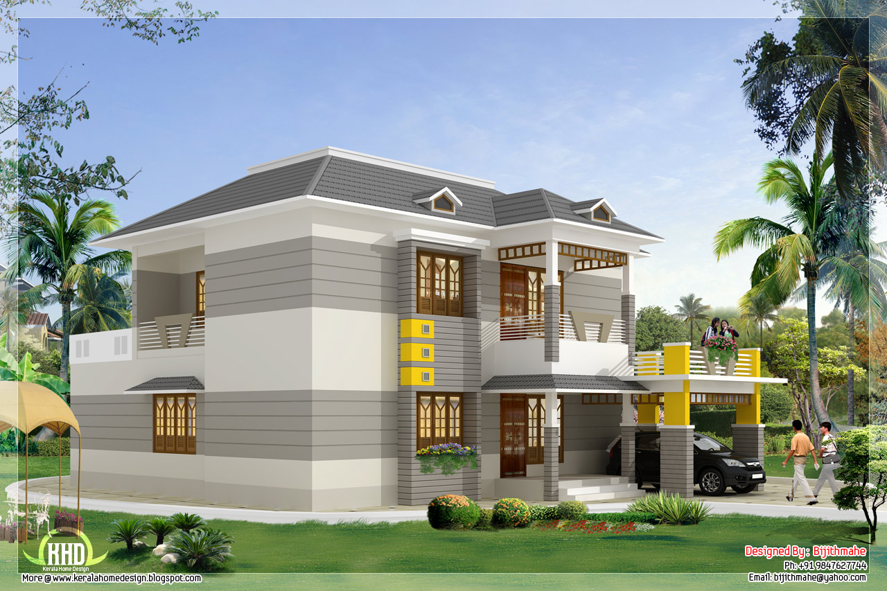 2700 sq feet Kerala style home  plan and elevation Kerala 