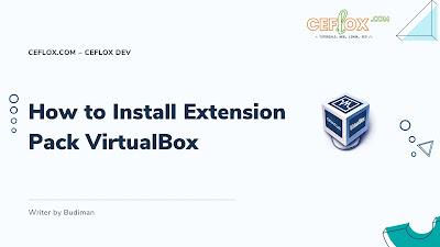 Install Extension Pack VirtualBox