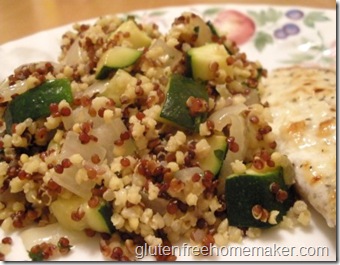 quinoa & millet pilaf