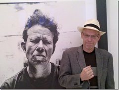 Meine Wenigkeit neben Tom Waits