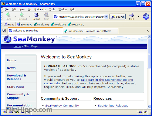 Free Download SeaMonkey 2.15 Terbaru