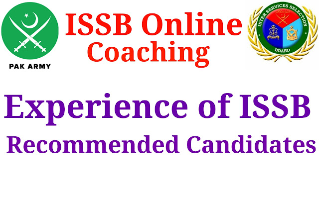ISSB Experience of a PAF Air Defence Branch Recommended Guy