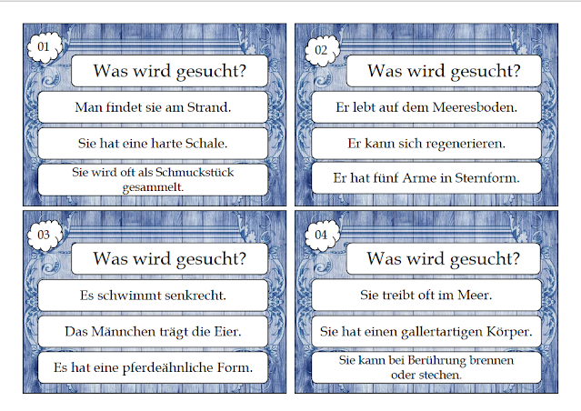 Rätsel: 3 Hinweise - 1 Sache im/ am Meer