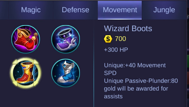 Mobile legends wizard boots 