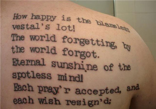 Misspelled Tattoos