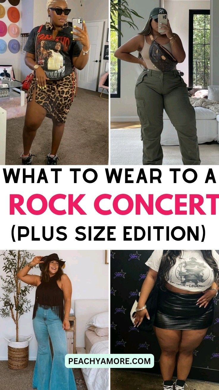 What to wear to a rock concert plus size