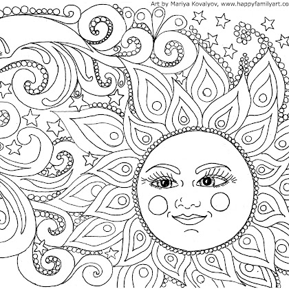 HD Adult Coloring Pages Free
