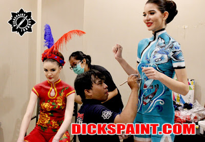 Body Painting Cheongsam Jakarta