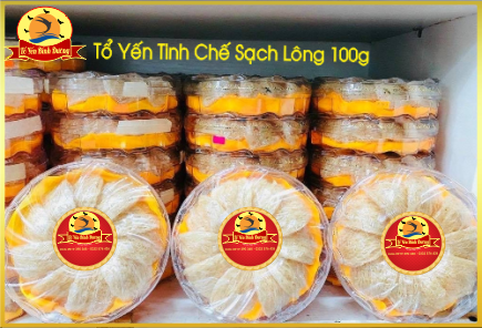 Tổ Yến Nhặt Sạch Lông Cao Cấp Trọng Lượng 50gram