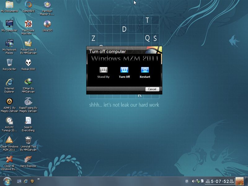 Download Free OS Windows XP MZM 2011 SP3 | 694 MB | test