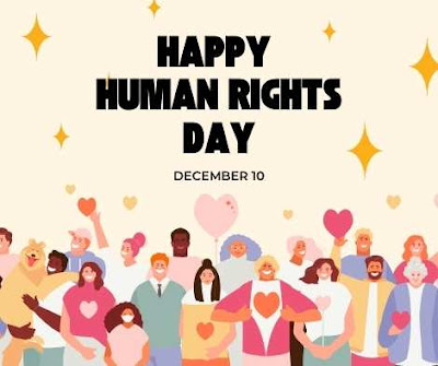 Poster of happy international human-rights day