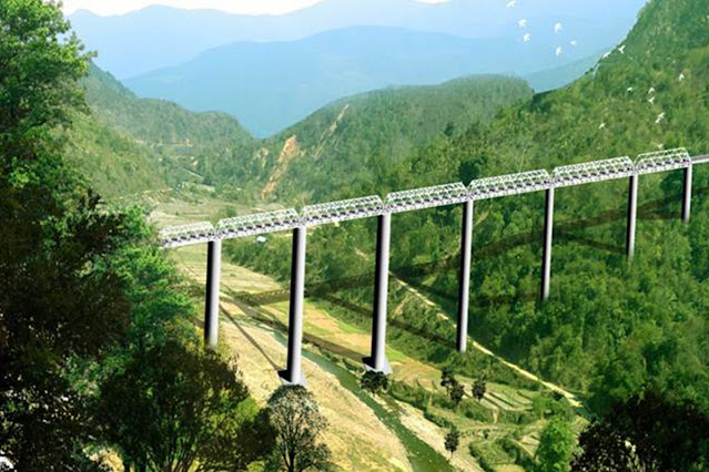 World's Tallest Girder Rail Bridge