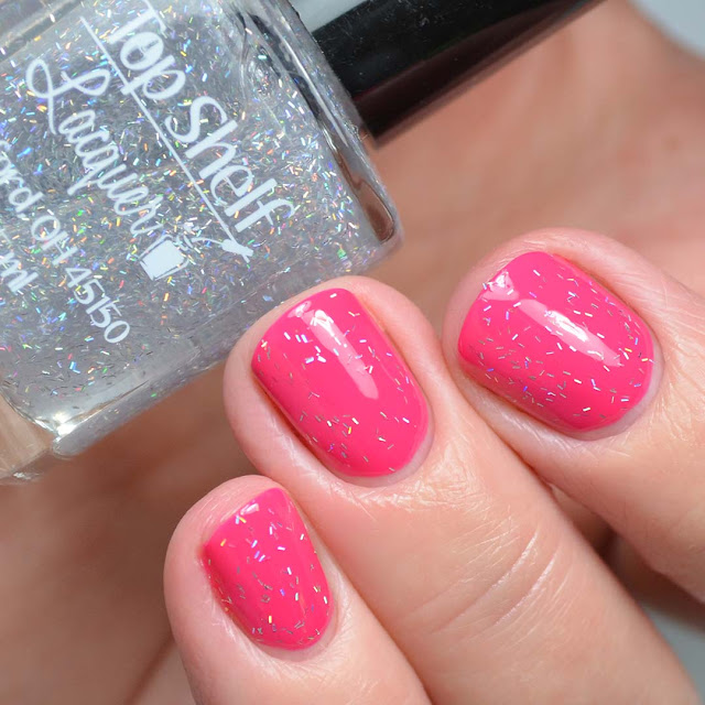 holo bar glitter nail polish swatch