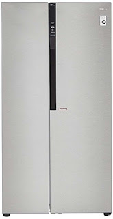 LG 679 L Frost Free Side-by-Side Refrigerator(GC-B247KQDV.ADSQEBN, Graphite steel, Inverter Compressor) @ ₹61,999/- + 10% Instant Discount + 10% Cashback with ICICI & Citi Bank Cards