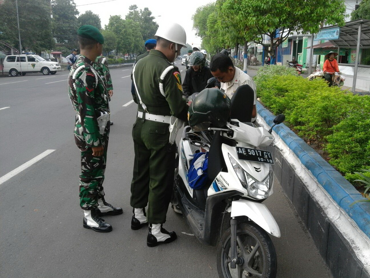 Tingkatkan Disiplin Sub Denpom V 1 2 Ngawi Gelar Razia Kabar