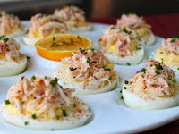 Crab-Stuffed Deviled Eggs – I Love to Say I Told You So