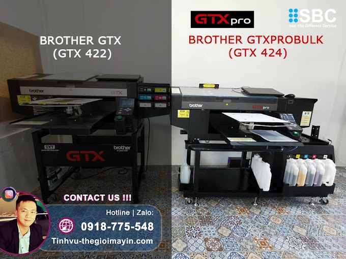 Điểm thuyết phục bạn thay máy in Brother GTX sang Brother GTXpro