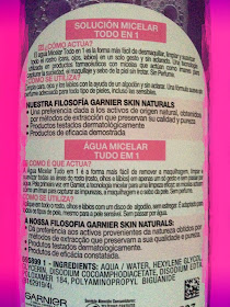 Agua Micelar de Garnier
